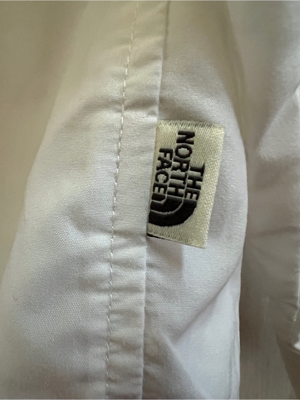 The North Face VaporWick White Button Front Performance Hiking Shirt Gorpcore - Picture 5 of 10